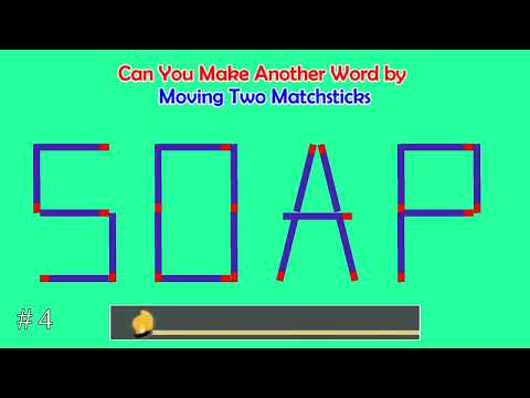 Can you make another word from the existing one? | Matchstick Word Puzzles #35 | Brain Teaser