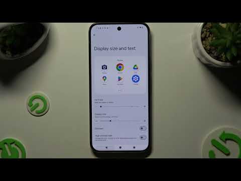 How to Change Font Size on GOOGLE PIXEL 9 PRO XL - Display Settings