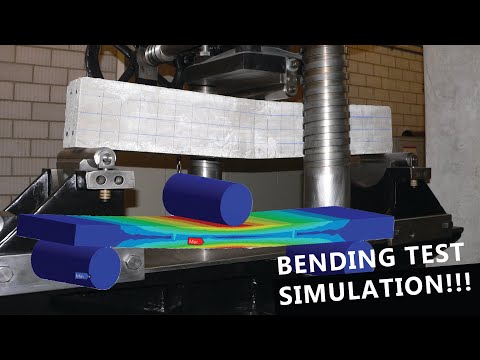 ANSYS Tutorial Bending Test Simulation (3 Point Bending Test Flexural)
