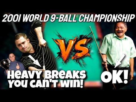 Efren Reyes Schooled George SanSouci at the 2001 World 9 Ball Championship Match