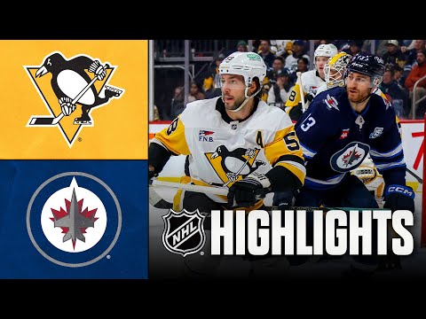NHL Highlights | Penguins vs. Jets | November 01, 2025