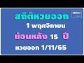 สถิติ หวย ย้อน หลัง 30 ปี