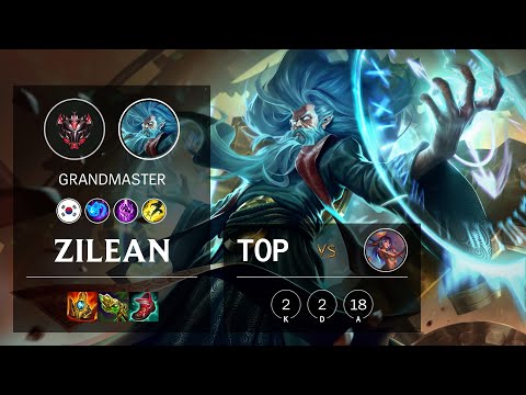 Zilean Top vs Lillia - KR Grandmaster Patch 11.16