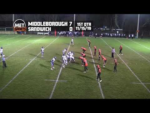 Varsity Football: Middleborough vs Sandwich - November 15, 2019
