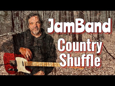 COUTRY SHUFFLE & LICKS  In G Maj // JAM STYLE // WITH PRACTICE LOOP