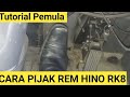 Cara Pijak Rem Bus Hino RK8