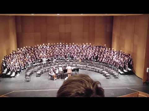 2017 Virginia All State Choir at Virginia Tech with Tesfa