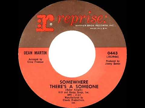 1966 HITS ARCHIVE: Somewhere There’s A Someone - Dean Martin (mono 45)