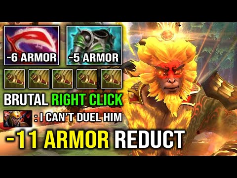 WTF Right Click God -11 Armor Reduct Desolator AC Monkey King | Brutal Hit Like a Truck Dota 2
