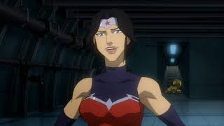 Wonder Woman meets Superman! - Justice League: War (2014) - Movie Clip HD