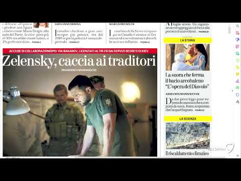 I giornali in edicola - la rassegna stampa 19/07/2022