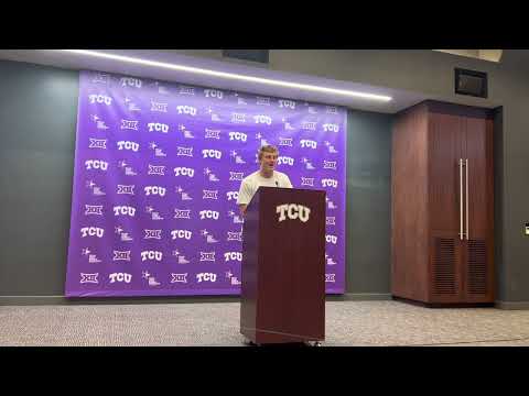 TCU 38, Kansas State 28 | Max Duggan postgame press conference