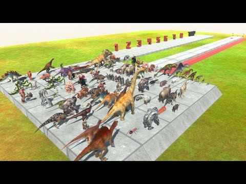 MINEFIELD Who Can Make It To The End? ► Animal Revolt Battle Simulator