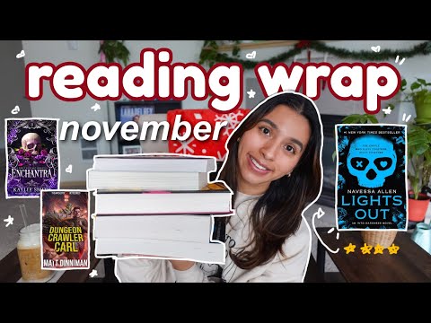the 6 books i read in november 📚⭐️ reading wrap