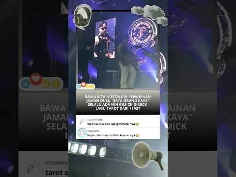 AKU HORANG KAYA- AKU HORANG MISKIN ~ #feast #tarot #konser #baskara