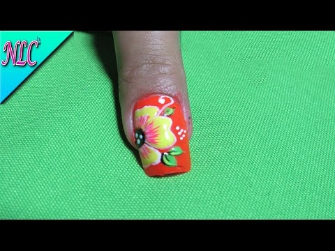 Decoración de Uñas Flor Fácil de hacer – Flowers Nail Art – Como pintar flores fácilmente – NLC