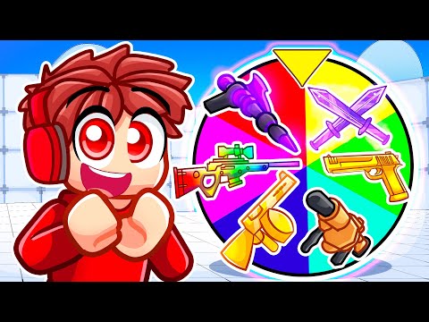 THE *RANDOM* OVERPOWERED GUN CHALLENGE in Rivals!