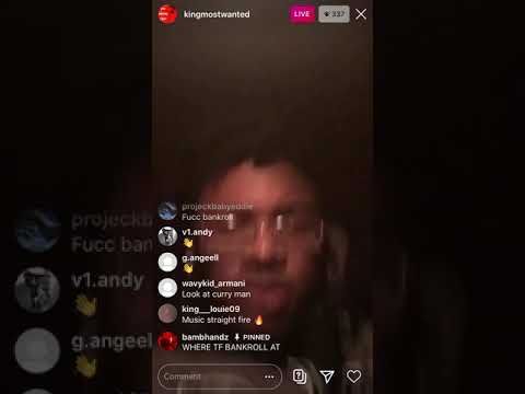 KiNGMoSTWaNTeD post Diss on Mr Bankroll and on being scared & sending fake# And Trill Ryan Snitching
