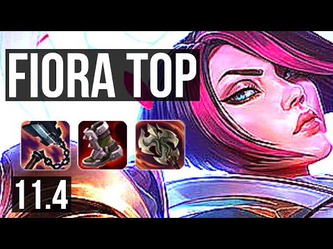 FIORA vs ILLAOI (TOP) | 1800+ games, 9/1/2, 6 solo kills, 1.6M mastery, Godlike | KR Diamond | v11.4