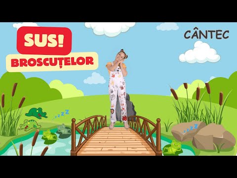 🐸 Sus, broscuțelor! – Cântecel interactiv pentru copii | Doamna Andra