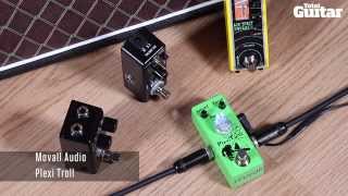 Video thumbnail for Mini Effects Pedal Shootout Demo: Distortion (Movall, Red Witch, Stagg, Rainger FX) by TotalGuitar