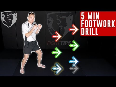 5min Boxing Footwork Drill: Follow Along with Punches!