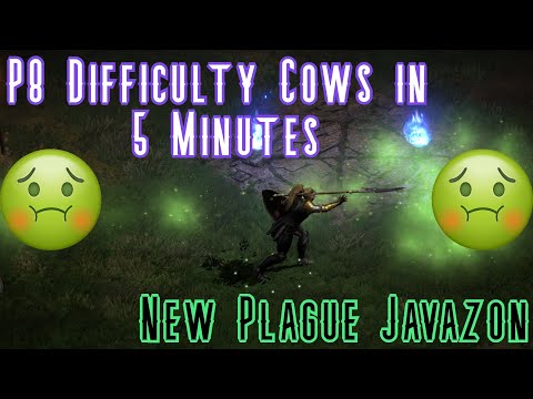 You NEED To See the New Plague Javazon | Weapon Swap Tech for 5 Min P8 Cows | Diablo 2 Resurrected