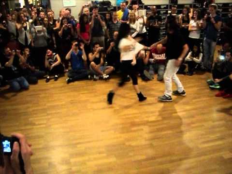 Mafie Zouker & Anna Vozhevskaia - Dutch International Zouk Congress 2014 zouk demo after workshop