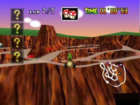 [TAS] Mario Kart 64 - Yoshi Valley - Play Around  (150cc GP)