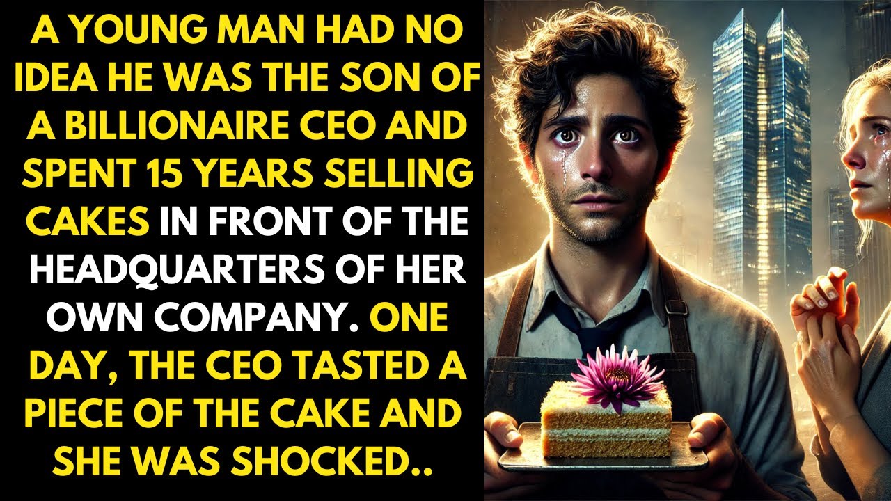 A Young Man, Unaware He Was A Billionaire CEO’S Son, Sold Cakes For 15 Years In Front Of Her Company