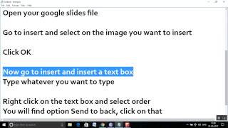 How to Send to Back/Bring Forward in  Google docs/Google slides?