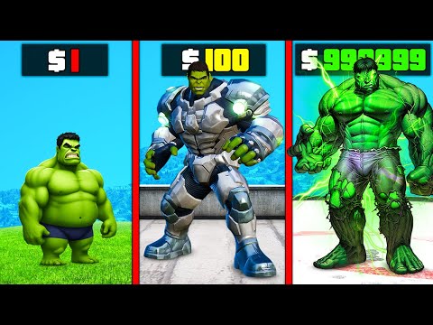$1 HULK to $1,000,000,000 HULK in GTA 5