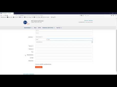 MyConnect Portal – GLN- und Ansprechpartner-Verwaltung