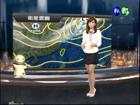 2012.10.22 華視晚間氣象 邱薇而主播