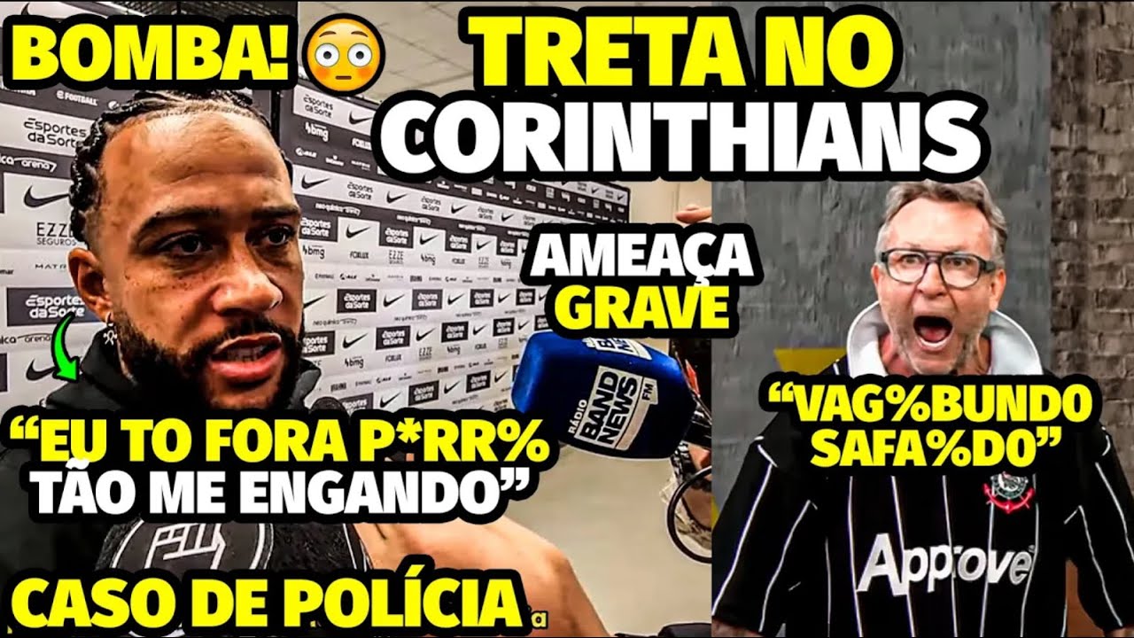 A ATITUDE CRlMIN0SA DE PATROCINADORA DO CORINTHIANS QUE PODE FAZER MEMPHIS DEPAY ABANDONAR O CLUBE