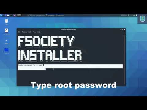 Fsociety Installation Kali Linux -  2020 - 9