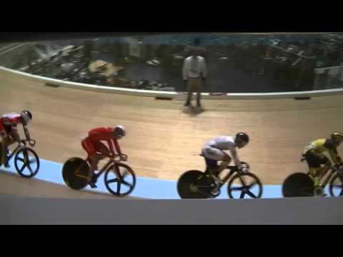 2016 ASIAN CYCLING CHAMPIONSHIPS Men Elite Keirin 1／2 Final Heat 2 Restert