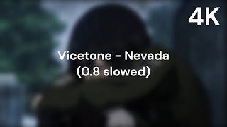 Vicetone - Nevada (0.8 slowed)