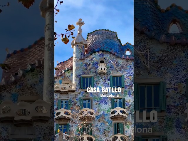 Vídeo relacionado con Genérico BCN POSTERS - Rosas de Sant Jordi en Casa Batlló Póster de Modernismo de Barcelona - BARCELONA POSTERS