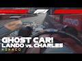 Monaco Ghost Car Lando Norris And Charles Leclerc Lap Comparison 2025 Monaco Grand Prix