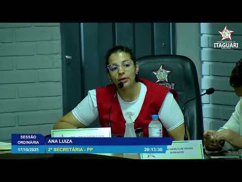 38ª -SESSÃO ORDINÁRIA 17/10/2025 - CÂMARA MUNICIPAL DE ITAGUARI | GOIÁS