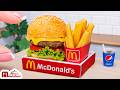 So Juicy Mini McDonald S Big Mac Recipe ASMR Cooking Mini Food