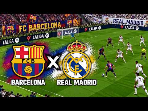 BARCELONA X REAL MADRID | LALIGA | SIMULACIÓN EFOOTBALL PES 2021