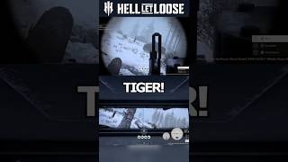 Flanking a TIGER tank - Hell Let Loose #hellletloose #gaming #gameplay