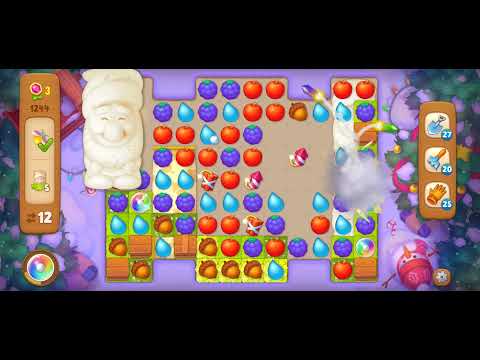 Gardenscapes level 1244 HD