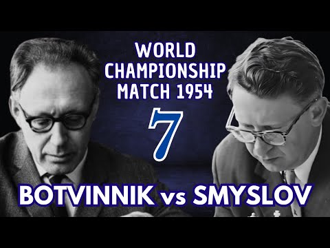Vasily Smyslov vs Mikhail Botvinnik | World Championship Match 1954 | Round 7