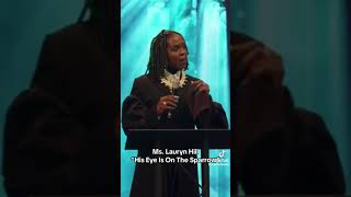 Ms. Lauryn Hill sings “His Eyes Is On The Sparrow” 2024