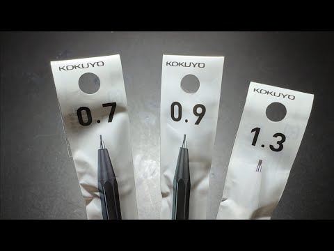 KOKUYO ENPITSU SHARP ดินสอกด มินิมอล เติมไส้ที่ท้ายมีรู 0.7, 0.9, 1.3mm