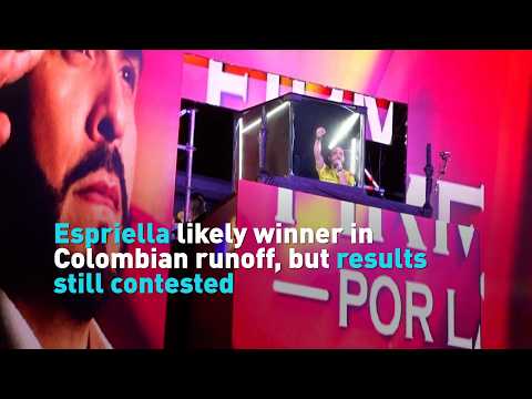 Espriella likely winner in Colombian runoff, but results still contested