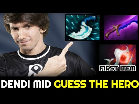 DENDI MID First Item Orchid — Guess The Hero 7.27 Dota 2